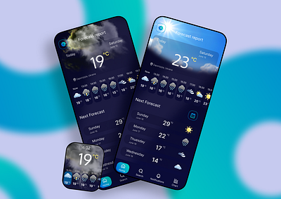 Weather App Concept app design ui ux ux design weather