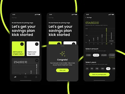 Dark themed banking app for cryptocurrency app banking cards crypto cryptocurrency dark theme design fintech mobile ui