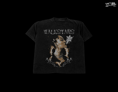 Artwork Design For Walkstars LLC apparel design clothing design commission work custom design graphic design streetwear streetwear design t shirt design