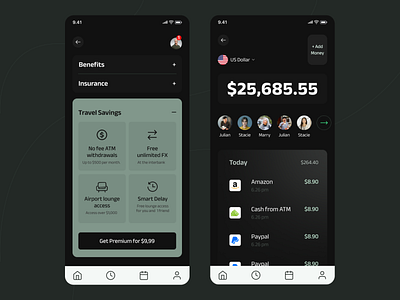 Mobile Banking App UI branding design ui ui ux uiux ux