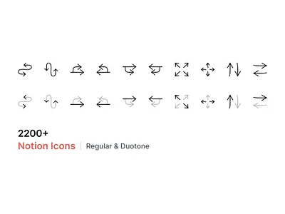 2200+ Notion Icons - Overflow Design app icons duotone figma free freebie icon iconography iconpack icons iconset notion notion icons notion template sketch svg ui icons vector web icons