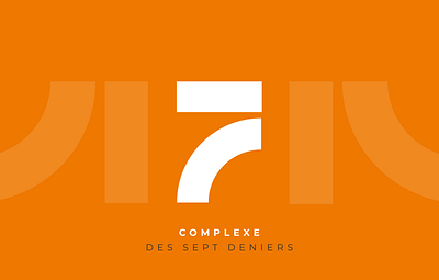 Branding Complexe sportif des 7 deniers branding design design dinformation graphic design logo signalétique vector