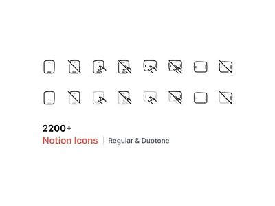 2200+ Notion Icons - Overflow Design app icons duotone figma free freebie icon iconography icons iconset notion notion icons notion template sketch svg ui icons vector web icons
