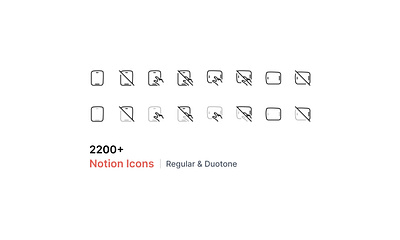 2200+ Notion Icons - Overflow Design app icons duotone figma free freebie icon iconography icons iconset notion notion icons notion template sketch svg ui icons vector web icons