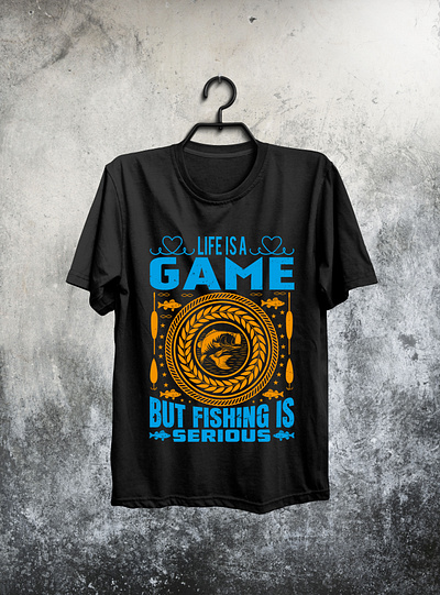 I will do fishing t-shirt design art design fishing shirt fishing t shirt illustration t shirt t shirt design vector art