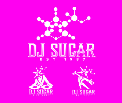 DJ Sugar logo by Studio Metropolis affinity designer branding graphic design logo vector