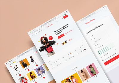 Chique Clothing E-commerce Website Design branding design ecommerce figma graphic design illustration logo product design ui uiux ux uxdesign website