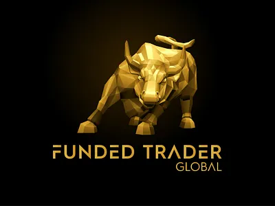 Charging Bull Polygonal Logo Design for Funded Traders 3d logo brand identity branding bull bull logo business logo charging bull cow logo crypto crypto logo geometric bull geometric logo graphic design illustration logo logo design origami polygonal bull polygonal logo trading logo
