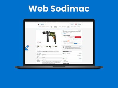 Sodimac Ecommerce Web Desktop