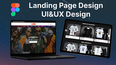 Landing page - Clothing store clothes clothing design e commerce e commerce design fashion figma home page landing page man fashion online shop online store product streetwear style ui ux web