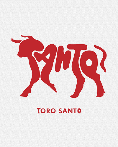 TORO SANTO graphic design illustration