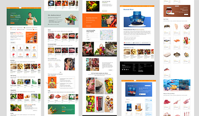 Essen | Multiple Vendor UI design | Super Shop Website UI Design branding design graphic design illustration typography ui vector