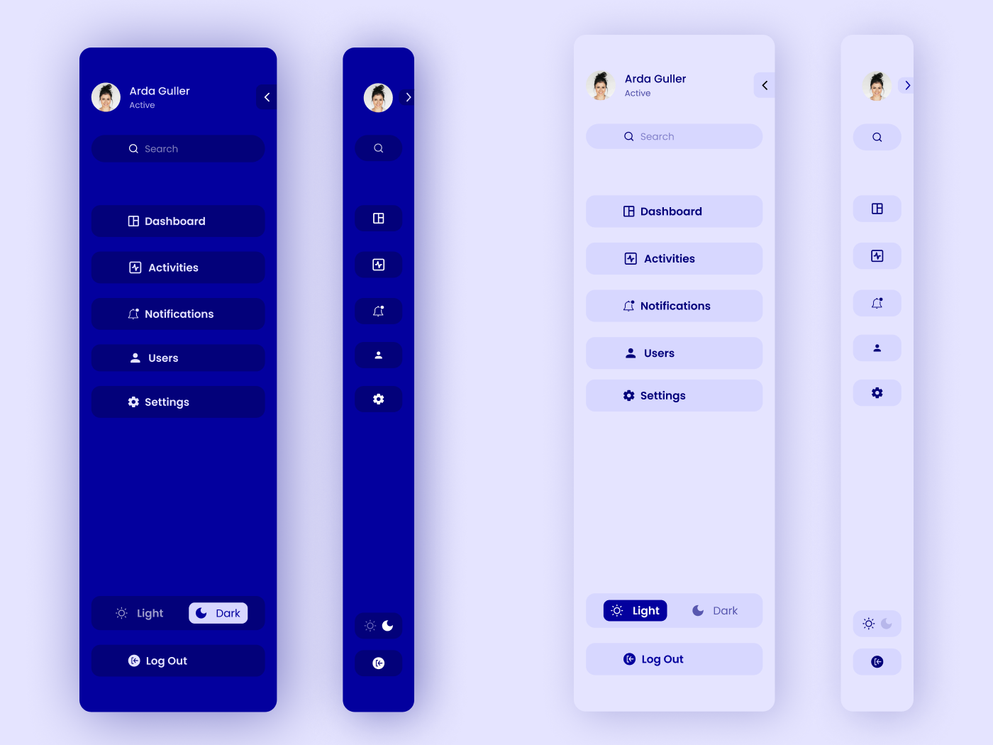 Menu slide design concept by Abdelkhalek KACI on Dribbble