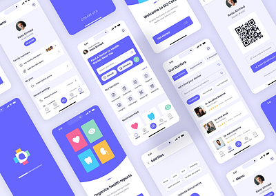 DQ Care App UX/UI design 3d animation app branding design graphic design illustration logo motion graphics typography ui ux vector