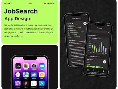 JobSearch app design illustration ui ux web