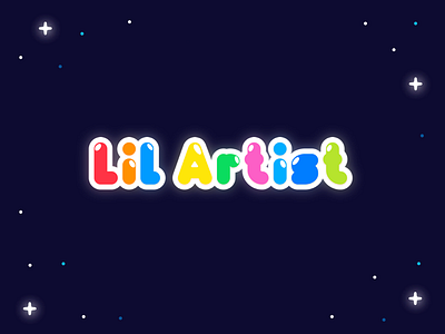 Lil Artist | New Logo | Kids Learning App | Kids Educational App app branding educational game ios ipad iphone kids learning logo