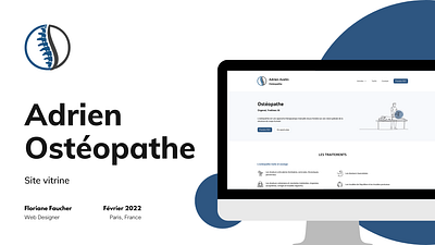 Website Design figma health ostopathy santé ui ux web design webdesign website