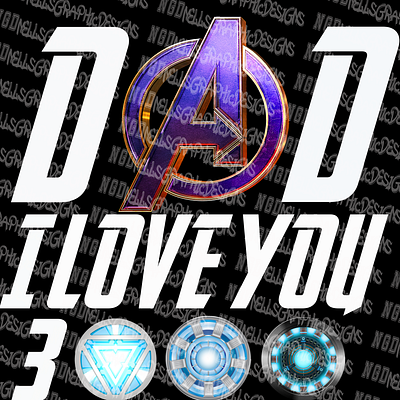 Dad Advengers 3000 png graphic design