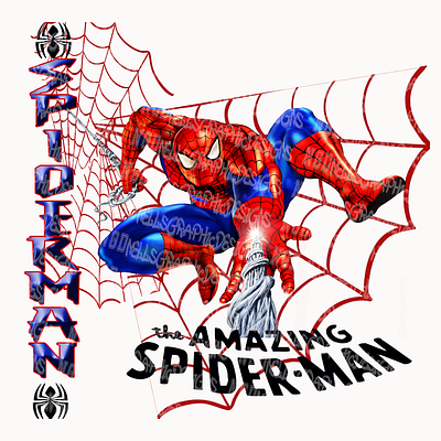 Spiderman png design graphic design