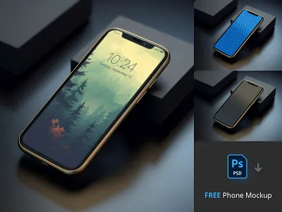 Free Phone Mockup #4 screen