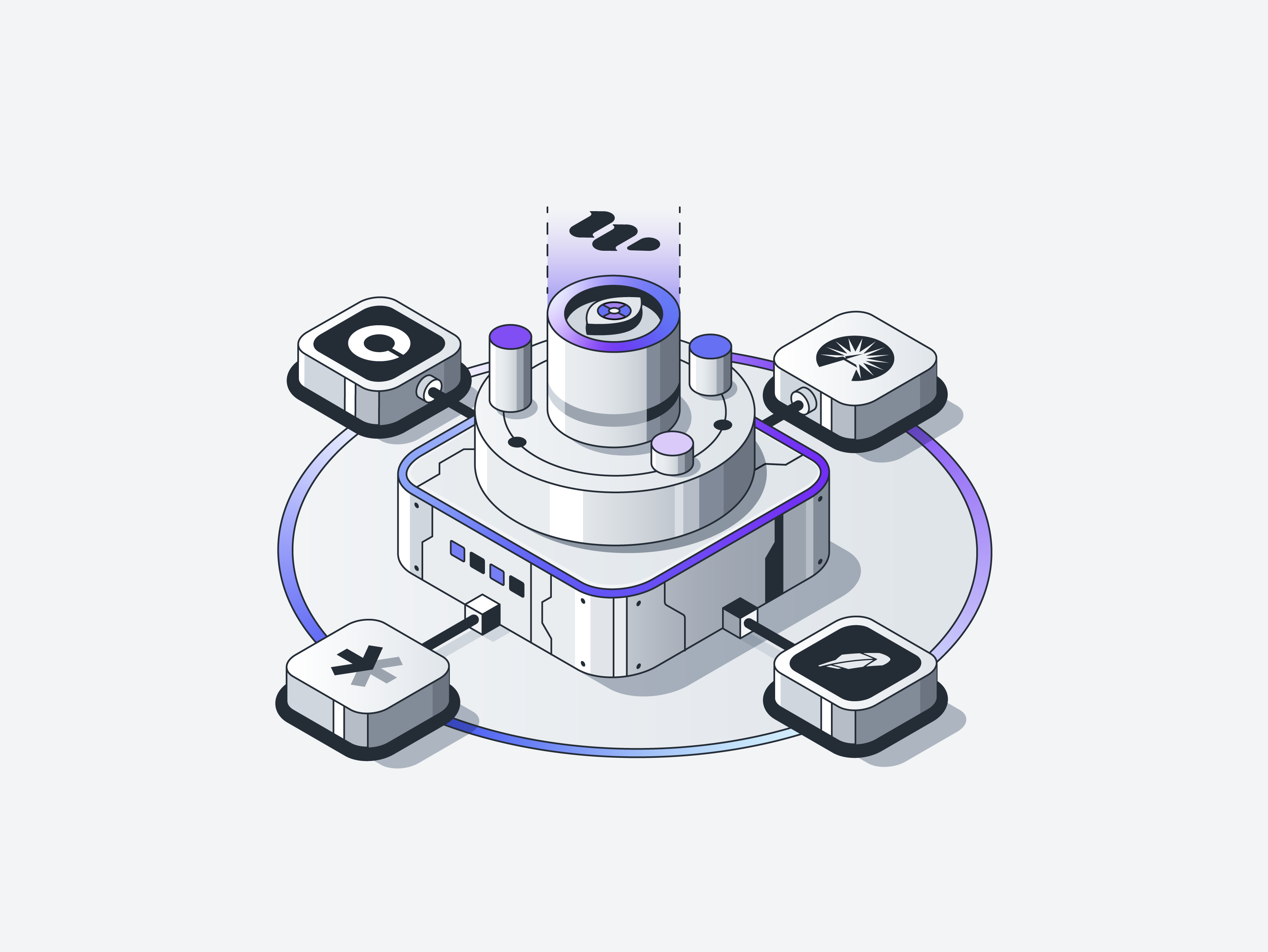 Example of Custom Isometric Illustrations