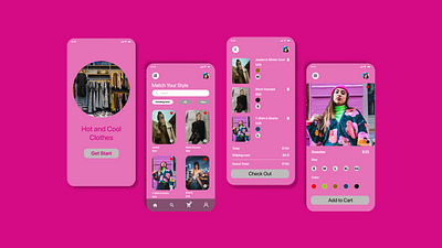 E-commerce Clothes mobile App design e commerce app figma ios app design mobile app design ui ux design