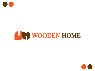 WOODEN HOME LOGO branding craft graphic design logo wooden