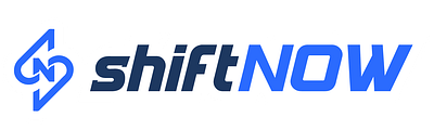 ShiftNOW logo branding graphic design logo