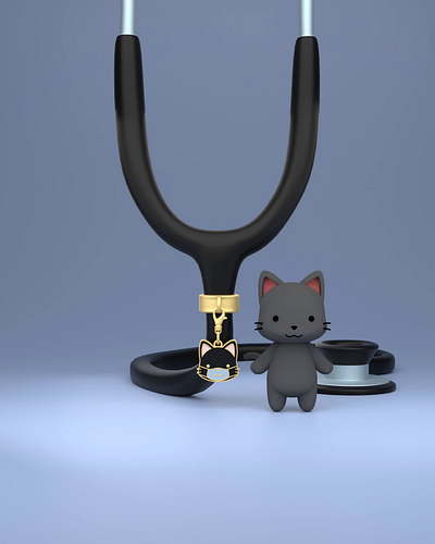 Cat 3d 3d art animation art character design design graphic design