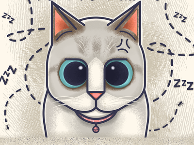 La misma frustración, diferente objetivo. (Parte 1/2) arte digital cats design feline felino gatos graphic design illustration illustrator photoshop pinceles texture vector vector art