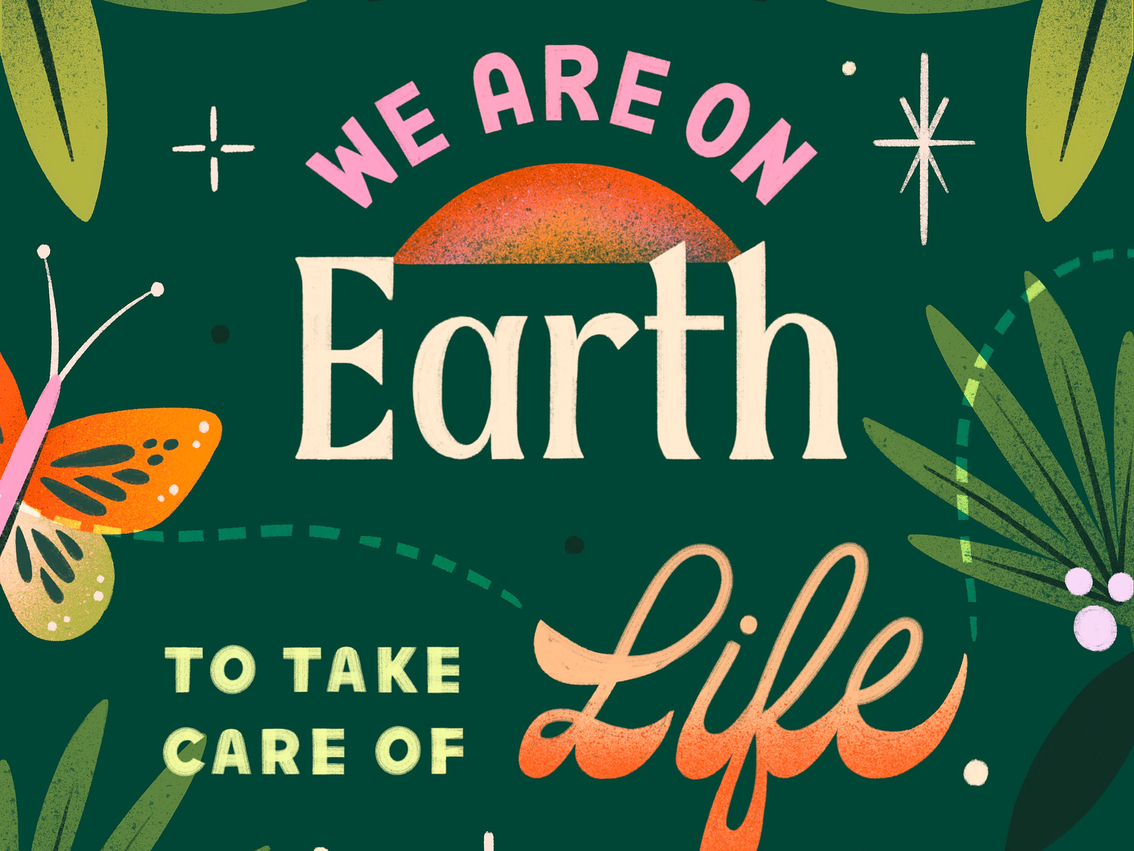 Take Care of Each Other by Christina Kwiek on Dribbble