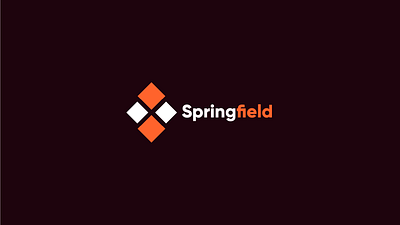 Spring Field - An IT Company Logo Design abstract app branding company design graphic design illustration it it company it company logo designs logo minimal modern trendy typo