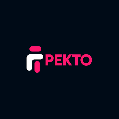 PEKTO- A Modern Reservation Company Logo app branding camoron company compnay design graphic design illustration logo morder reservation tredny trendy ui ux vector