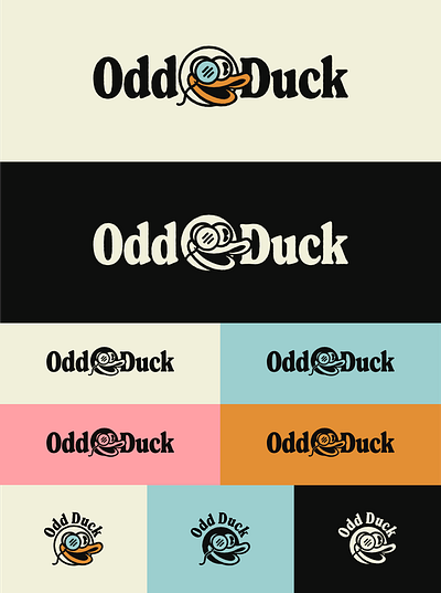 Odd Duck Branding branding design graphic design illustration logo vector