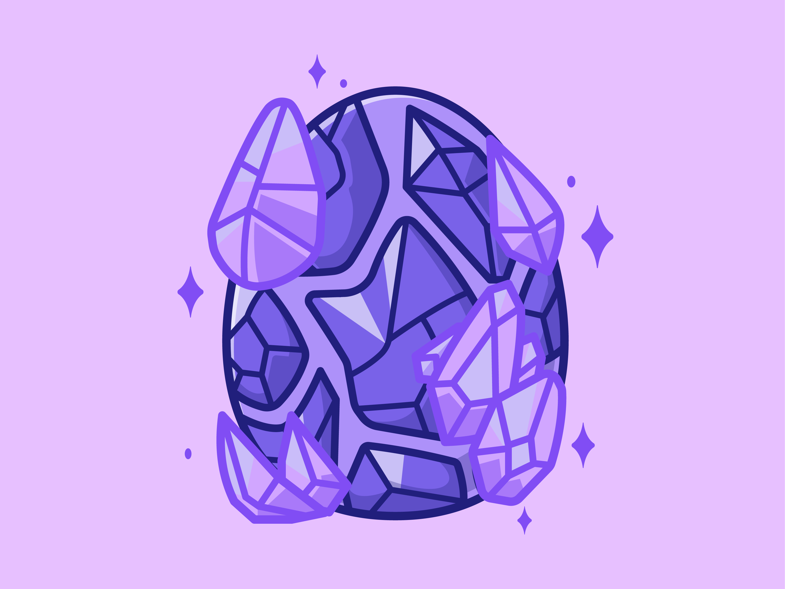 Egg Stone🪺🪨 by catalyst on Dribbble