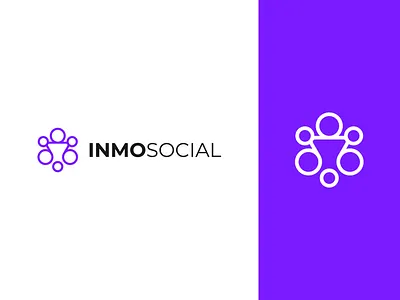 INMOSOCIAL logo design abstract logo brand brand design brand identity branding creative logo design logo logo and branding logo design logo designer logo maker logo mark logodesign logos logotype minimalist logo tech logo technology logo