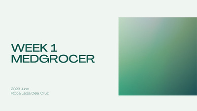 MedGrocer - Evaluation 1 - Kadakareer branding design graphic design layout ui ux