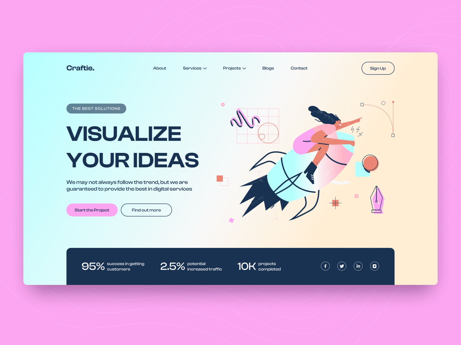 Creative Agency Website Landing website landing