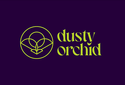 Dusty Orchid Branding art direction brand design branding color palette creative direction deck design design graphic design icon design logo logomark mockups nature personal brand studio