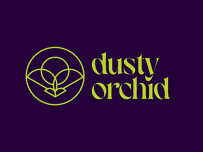 Dusty Orchid Branding art direction brand design branding color palette creative direction deck design design graphic design icon design logo logomark mockups nature personal brand studio
