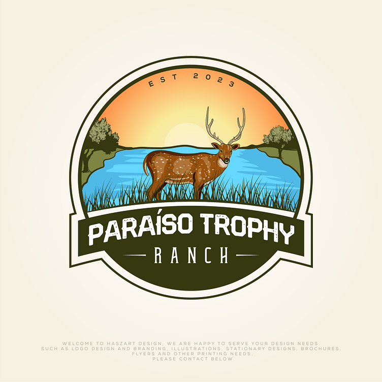 Logo Hunting & Ranch Vintage by haszart on Dribbble