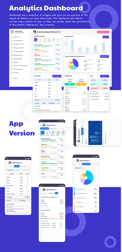 Analytics Dashboard branding card designs creative dashboard dashboard design metrics motion graphics ui ux design