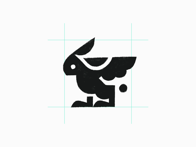 Mythical winged rabbit animal creature logomark design sketching 3d anhdodes anhdodes logo animal icon animal logo animation bird logo branding design graphic design illustration logo logo design logo designer logodesign minimalist logo minimalist logo design motion graphics rabbit logo ui