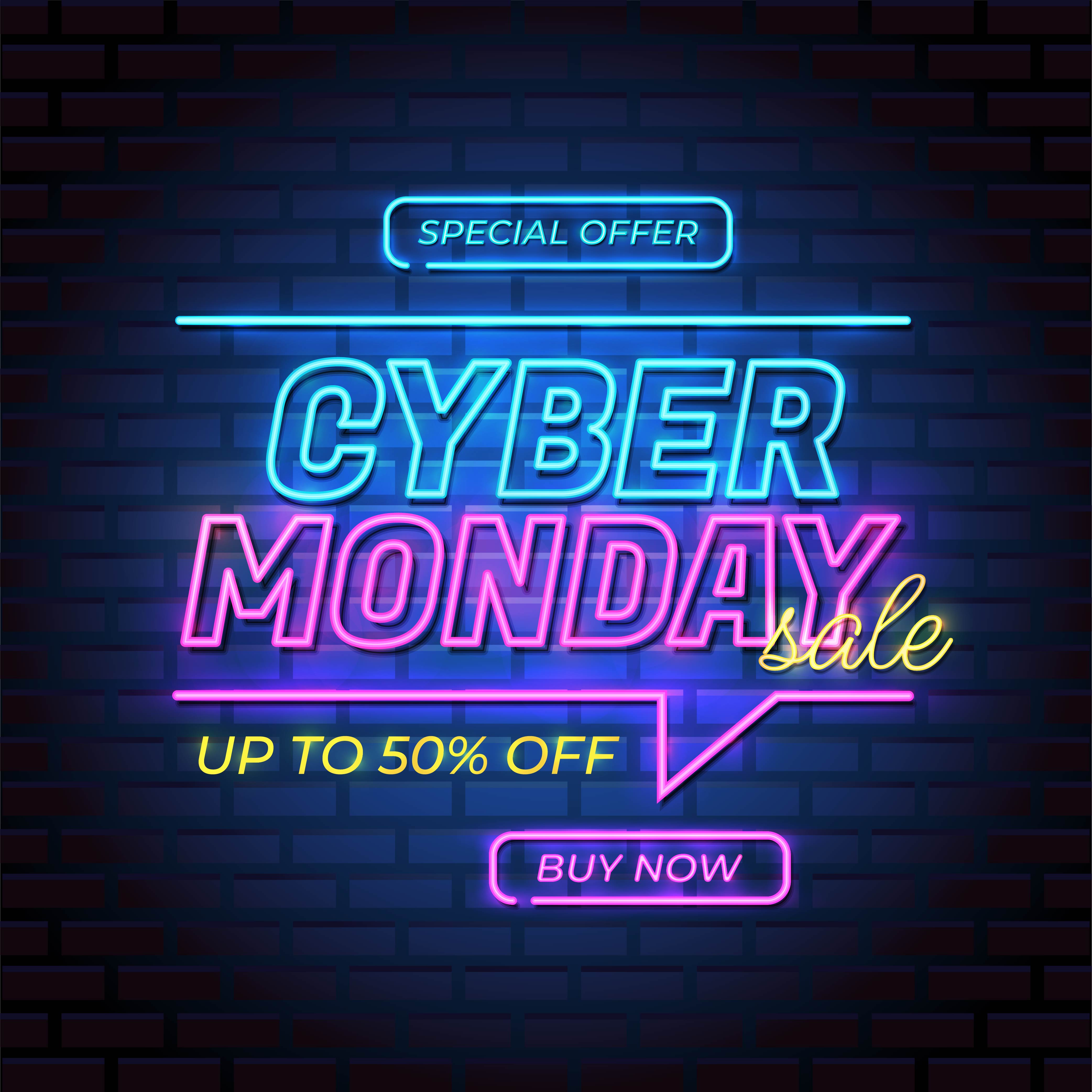 Cyber Monday Sale cyber monday graphic design sale