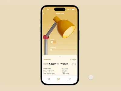 Brightness changing animation on Figma! animation graphic design illustration jithmi alwis lamp lamp brightness motion graphics smart home smart lamp smart light sri lanka ui ui and ux ux