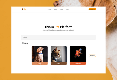 Pet app dailyui design ui ux