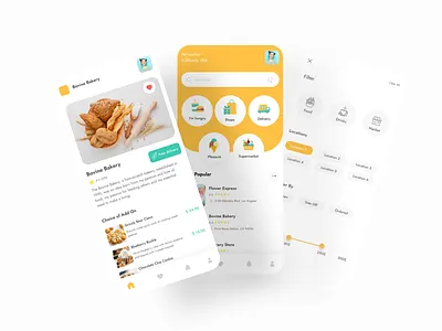 Shipping & Delivery App UI Kit app app ui design mobile ui ui