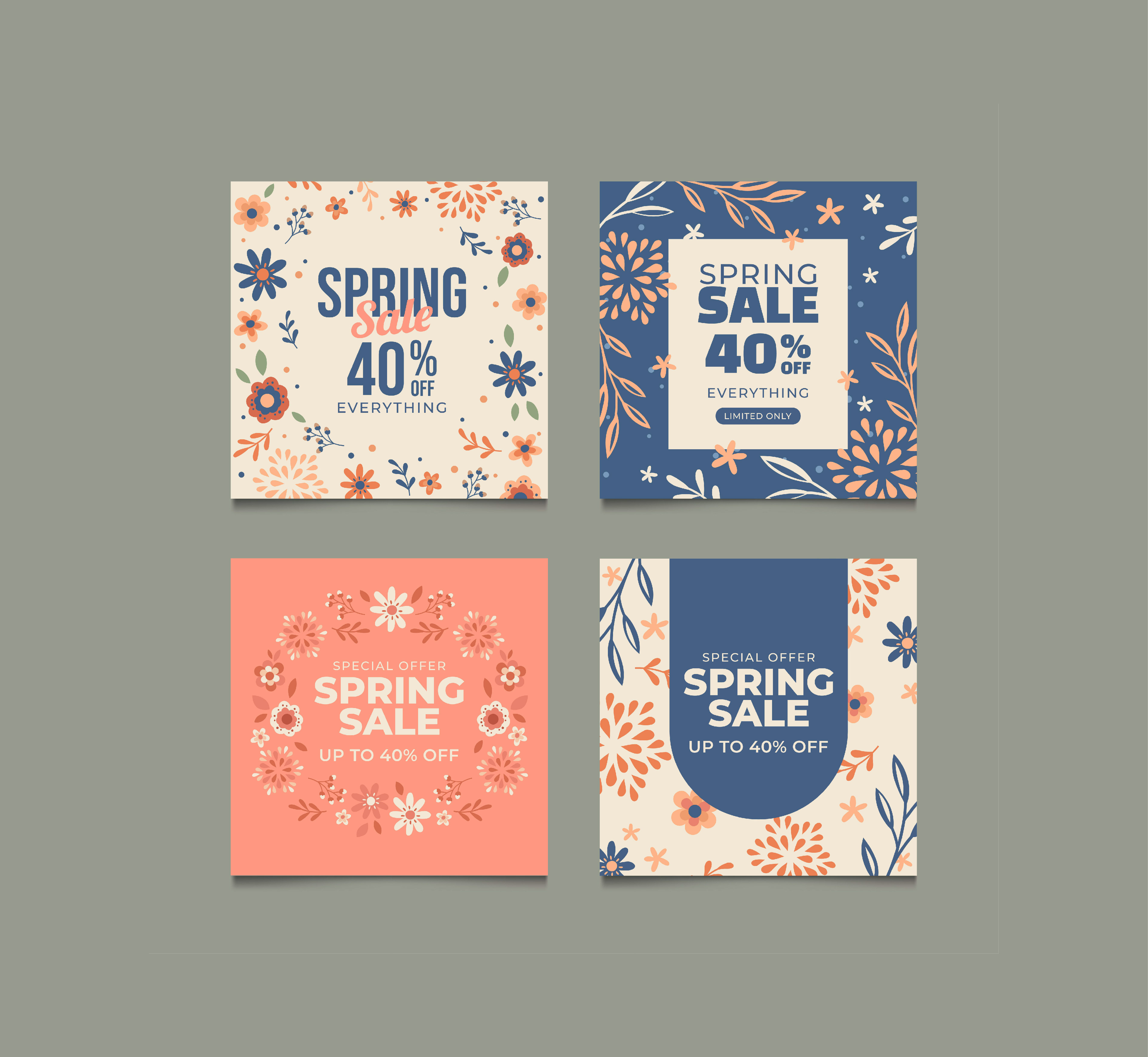 Spring Sale Flyer graphic design sale spring