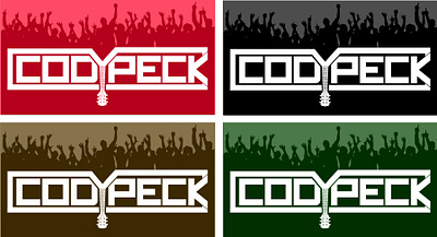 Cody peck Music Brand logo banner brand logo branding design graphic design logo logo design typography vector