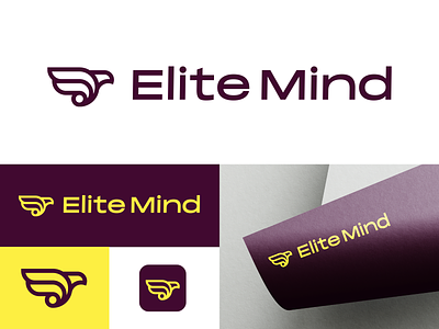 Elite Mind branding design elitemind graphic design identity logo